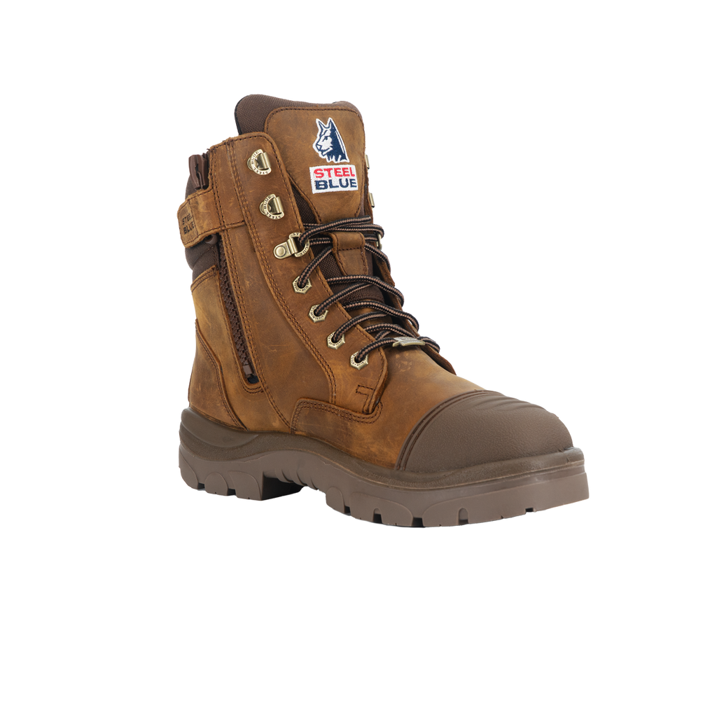 Steel Blue Southern Cross® Zip WP S7 Distressed Brown