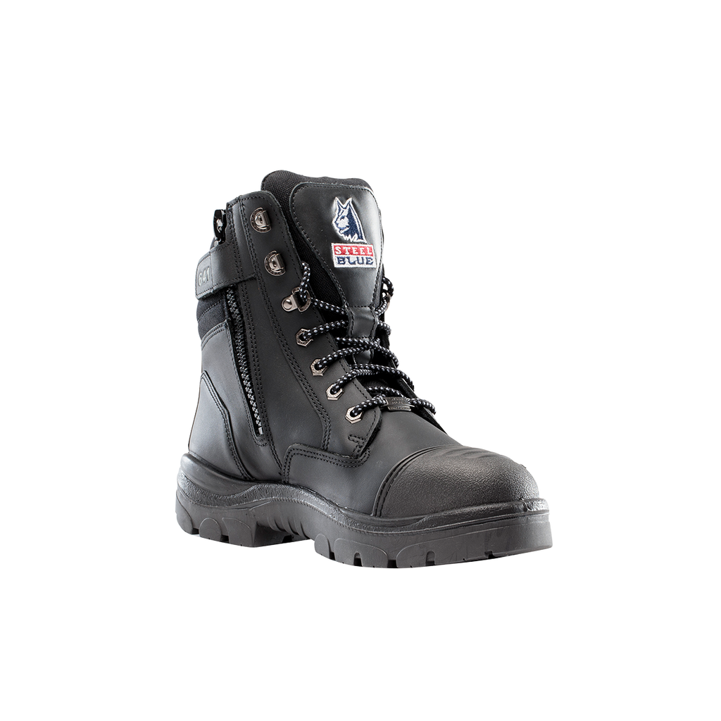 Steel Blue Southern Cross Zip GraphTEC Zip TPU Scuff S3 image 0